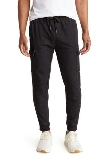 90 Degree By Reflex Cargo Joggers In Charcoal Salt/pepper