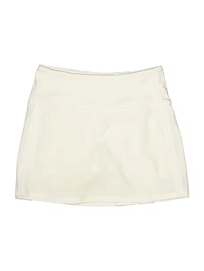 Pre-owned 90 Degree By Reflex Casual Skirt In Ivory