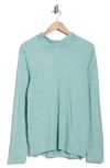 90 Degree By Reflex Cationic Lay Back Hoodie In Green