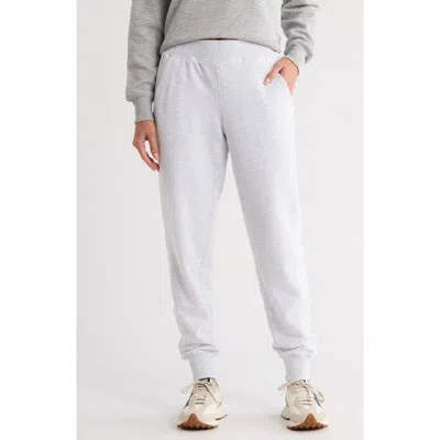 90 Degree By Reflex Chill Mode French Terry Joggers In White