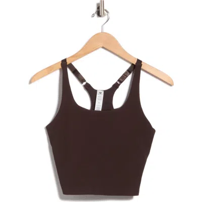 90 Degree By Reflex Chill Tech Rib Volley Tank Top In Brown