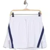 90 Degree By Reflex Contrast Stripe Skort In White