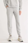 90 Degree By Reflex Cotton Blend Rib Sweatpants In Gray