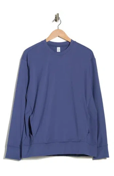 90 Degree By Reflex Crewneck Sweatshirt In Blue