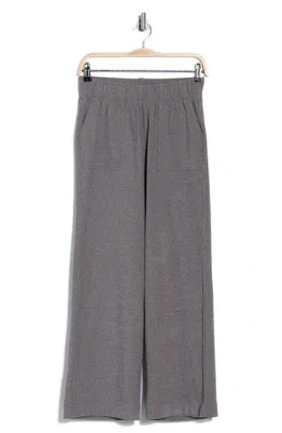 90 Degree By Reflex Daisy Wide Leg Pull-on Pants In Gray