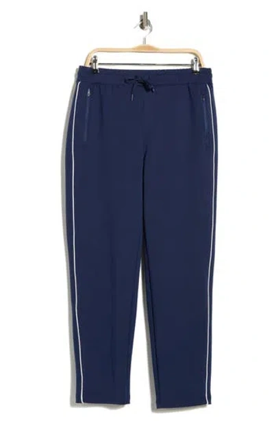 90 Degree By Reflex Daxton Scuba Knit Joggers In Blue