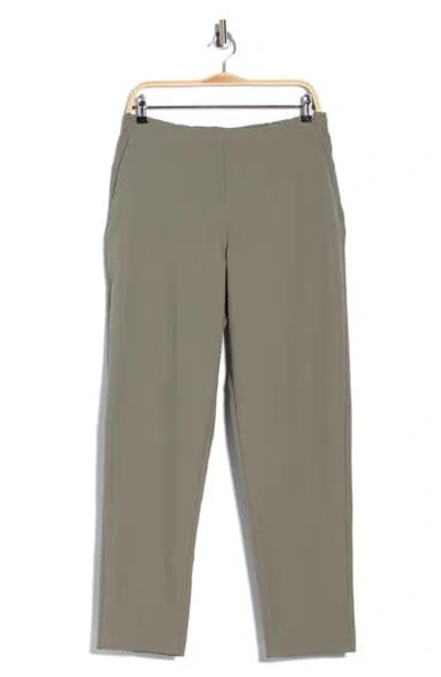 90 Degree By Reflex Dayshift Tapered Piqué Pants In Green