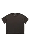 90 Degree By Reflex Deluxe Textured High Low Activewear T-shirt In Black