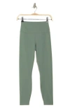 90 Degree By Reflex Everyday Elastic Free Waistband Leggings In Agave Green