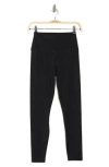 90 Degree By Reflex Everyday Elastic Free Waistband Leggings In Black