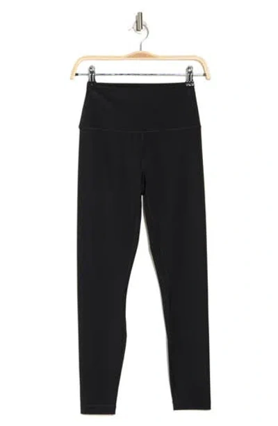 90 Degree By Reflex Everyday Elastic Free Waistband Leggings In Black