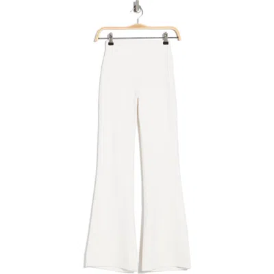 90 Degree By Reflex Felix Rib Everyday Flare Leggings In White