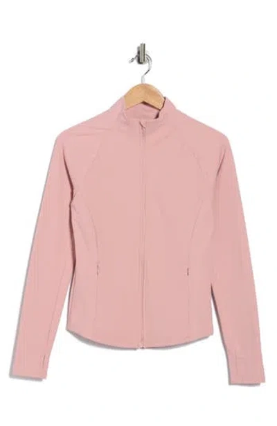 90 Degree By Reflex Felix Ribbed Active Jacket In Pink