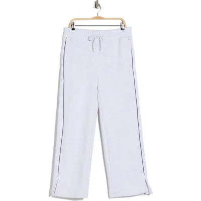 90 Degree By Reflex Finish Line Fleece Sweatpants In White