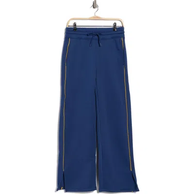 90 Degree By Reflex Finish Line Fleece Sweatpants In Blue