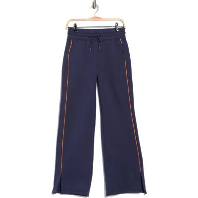 90 Degree By Reflex Finish Line Fleece Sweatpants In Blue