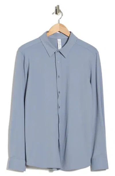 90 Degree By Reflex First Class Jersey Shirt In Blue