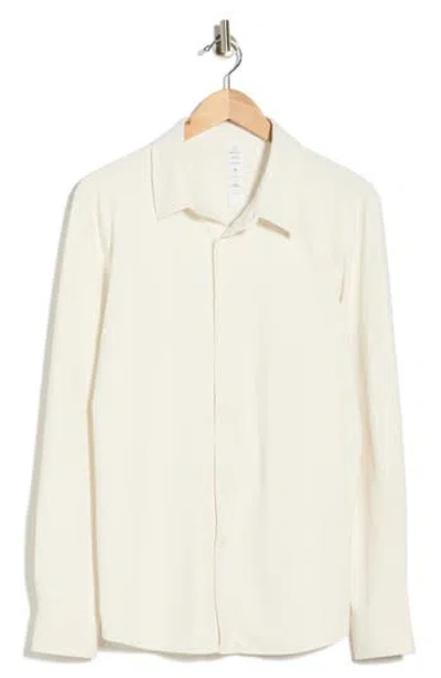 90 Degree By Reflex First Class Jersey Shirt In White