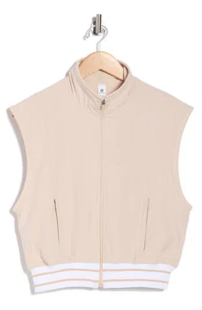 90 Degree By Reflex Fleece Inside Club Vest In Neutral