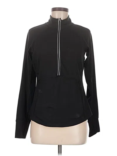Pre-owned 90 Degree By Reflex Fleece Jacket In Black