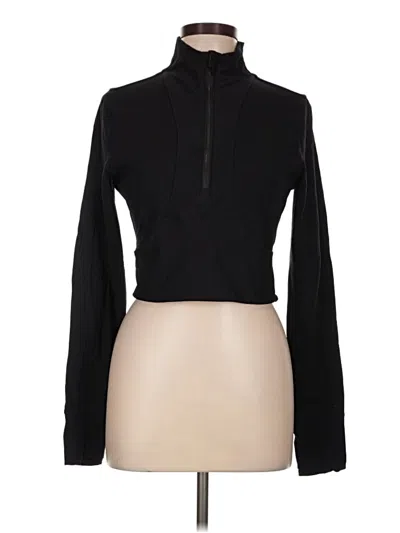 Pre-owned 90 Degree By Reflex Fleece Jacket In Black