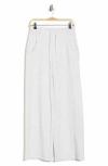 90 Degree By Reflex Fleece Wide Leg Pants In White