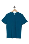 90 Degree By Reflex Four-way Stretch Flex Track T-shirt In Blue