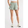90 Degree By Reflex French Terry Shorts In Green