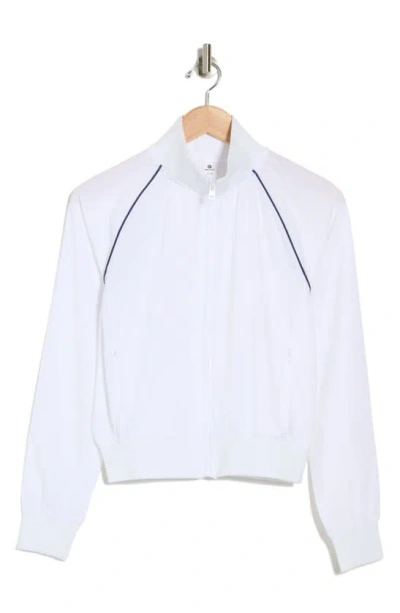 90 Degree By Reflex Full Zip Runner Jacket In White