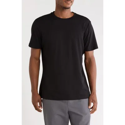 90 Degree By Reflex Glacier Crewneck T-shirt In Black