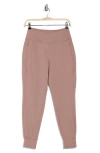 90 Degree By Reflex Greenwich Interlock Joggers In Antler