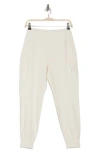 90 Degree By Reflex Greenwich Interlock Joggers In Gardenia