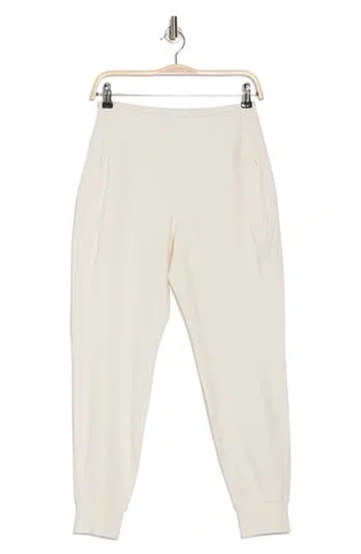 90 Degree By Reflex Greenwich Interlock Joggers In Gardenia