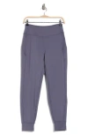 90 Degree By Reflex Greenwich Interlock Joggers In Grisaille