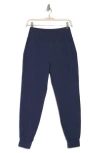 90 Degree By Reflex Greenwich Interlock Joggers In Mood Indigo
