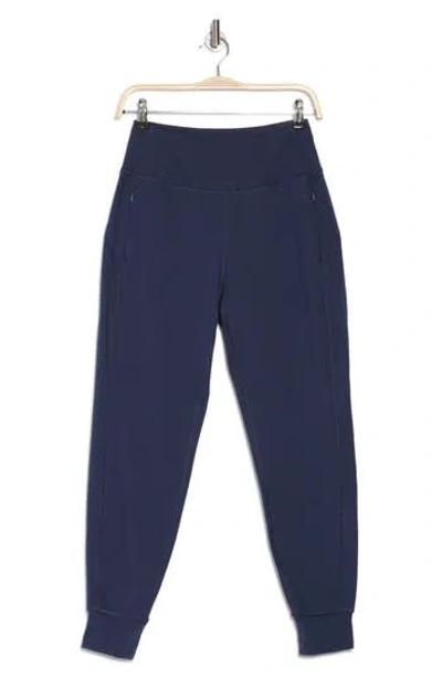90 Degree By Reflex Greenwich Interlock Joggers In Mood Indigo