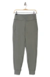 90 Degree By Reflex Greenwich Interlock Joggers In Mulled Basil