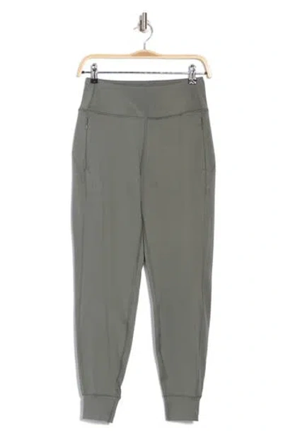 90 Degree By Reflex Greenwich Interlock Joggers In Mulled Basil