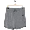 90 Degree By Reflex Heathered Mesh Active Shorts