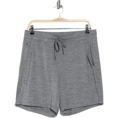 90 Degree By Reflex Heathered Mesh Active Shorts