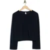 90 Degree By Reflex Herringbone Crop Pullover Sweatshirt In Blue