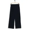 90 Degree By Reflex Herringbone Wide Leg Pull-on Pants In Black