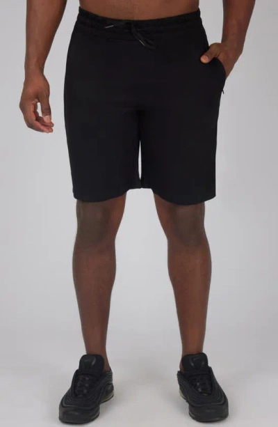 90 Degree By Reflex Hidden Side Pocket Shorts In Black