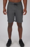 90 Degree By Reflex Hidden Side Pocket Shorts In Charcoal