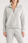 90 Degree By Reflex Horizontal Quilted Textured Pullover In Gray