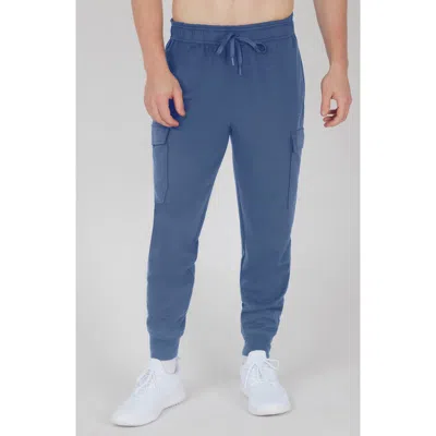 90 Degree By Reflex James Scuba Knit Joggers In Blue