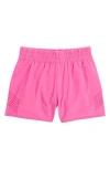 90 Degree By Reflex Kids' 2-in-1 Running Shorts In Pink