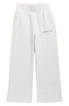 90 Degree By Reflex Kids' Fleece Wide Leg Pants In Gray
