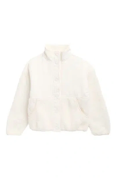 90 Degree By Reflex Kids' Mixed Media Jacket In Sugar Swizzle