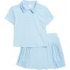 90 Degree By Reflex Kids' Polo & Skort Set In Dutch Canal